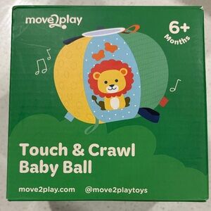 Touch & Crawl Baby Ball - Green, Yellow, Blue